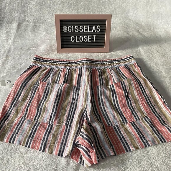 NWT GAP Pull-On Short In Linen-Cotton Small - Picture 3 of 3